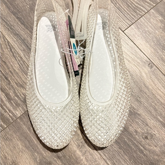 wild fable Shoes - Wild Fable Clear Textured Flats